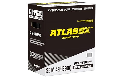 ATLASBX ( アトラス ) 国産車バッテリー アイドリングストップ車用 [ EFB Technology ]M-42R(B20R)